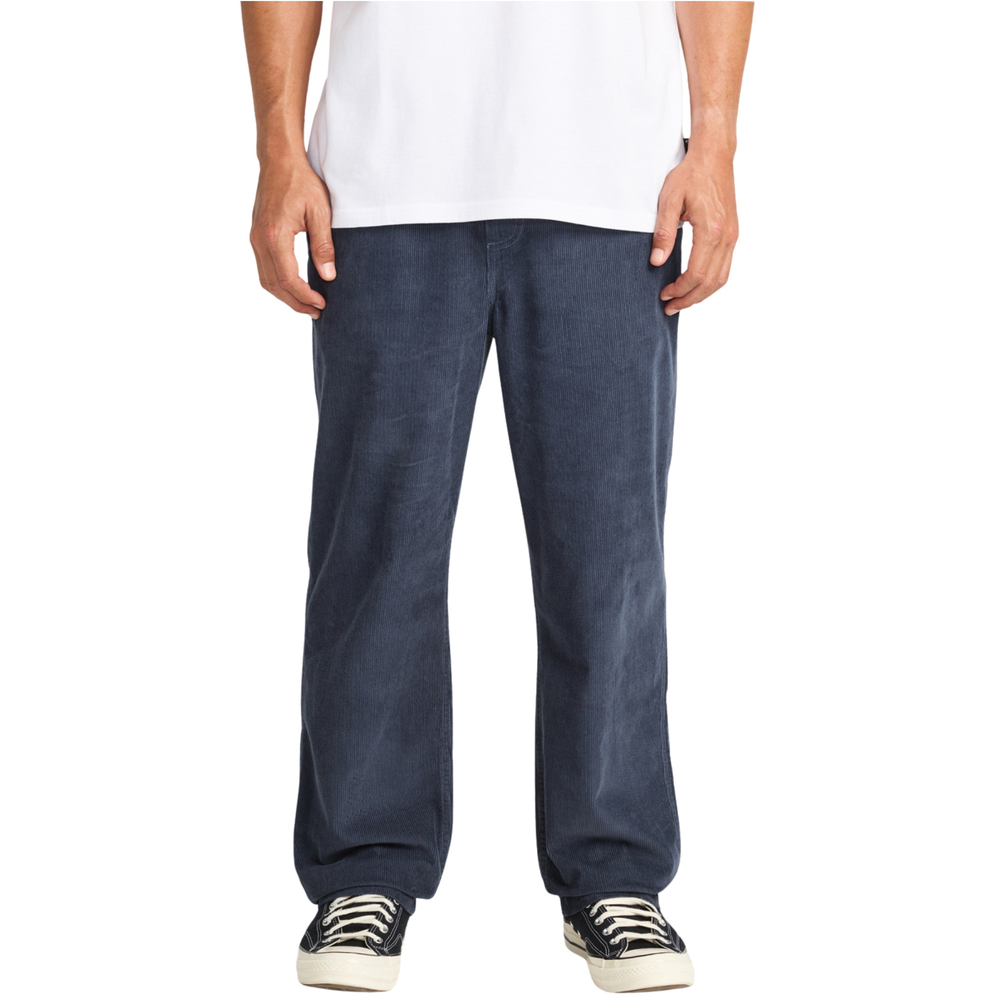 2025 Billabong Mens Larry Cord Elasticated Waist Corduroy Trouser EBYNP00111 - Raven